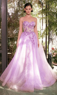 Andrea and Leo Long Formal Dress a1381