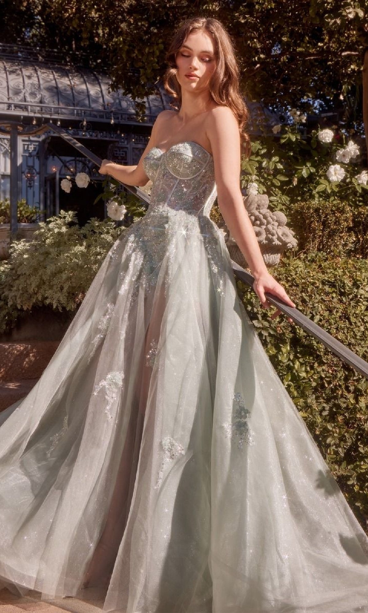Andrea and Leo Long Formal Dress a1381