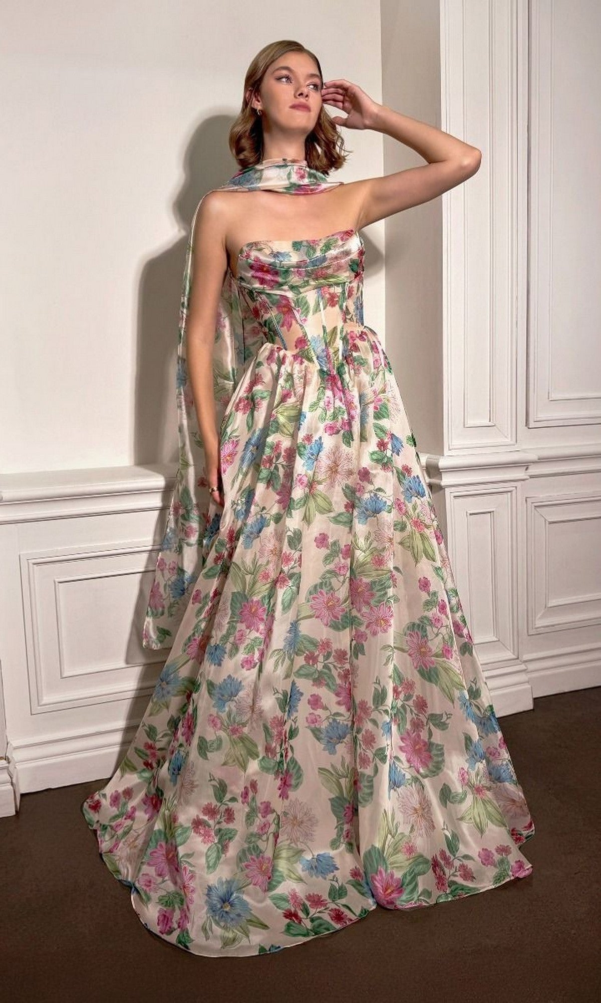 Andrea and Leo Long Formal Dress A1425 - Image