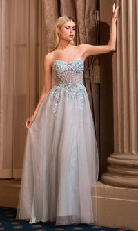 Andrea and Leo Long Formal Dress a1478