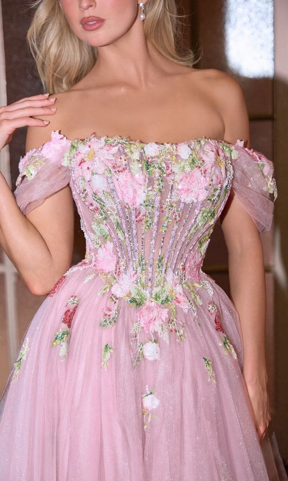 Andrea and Leo Long Formal Dress A1479 - Image
