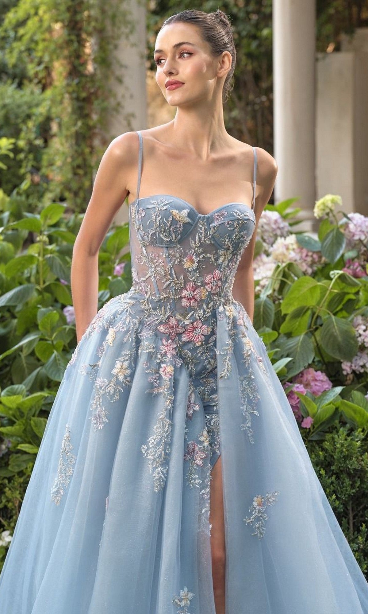 Andrea and Leo Long Formal Dress A1490 - Image