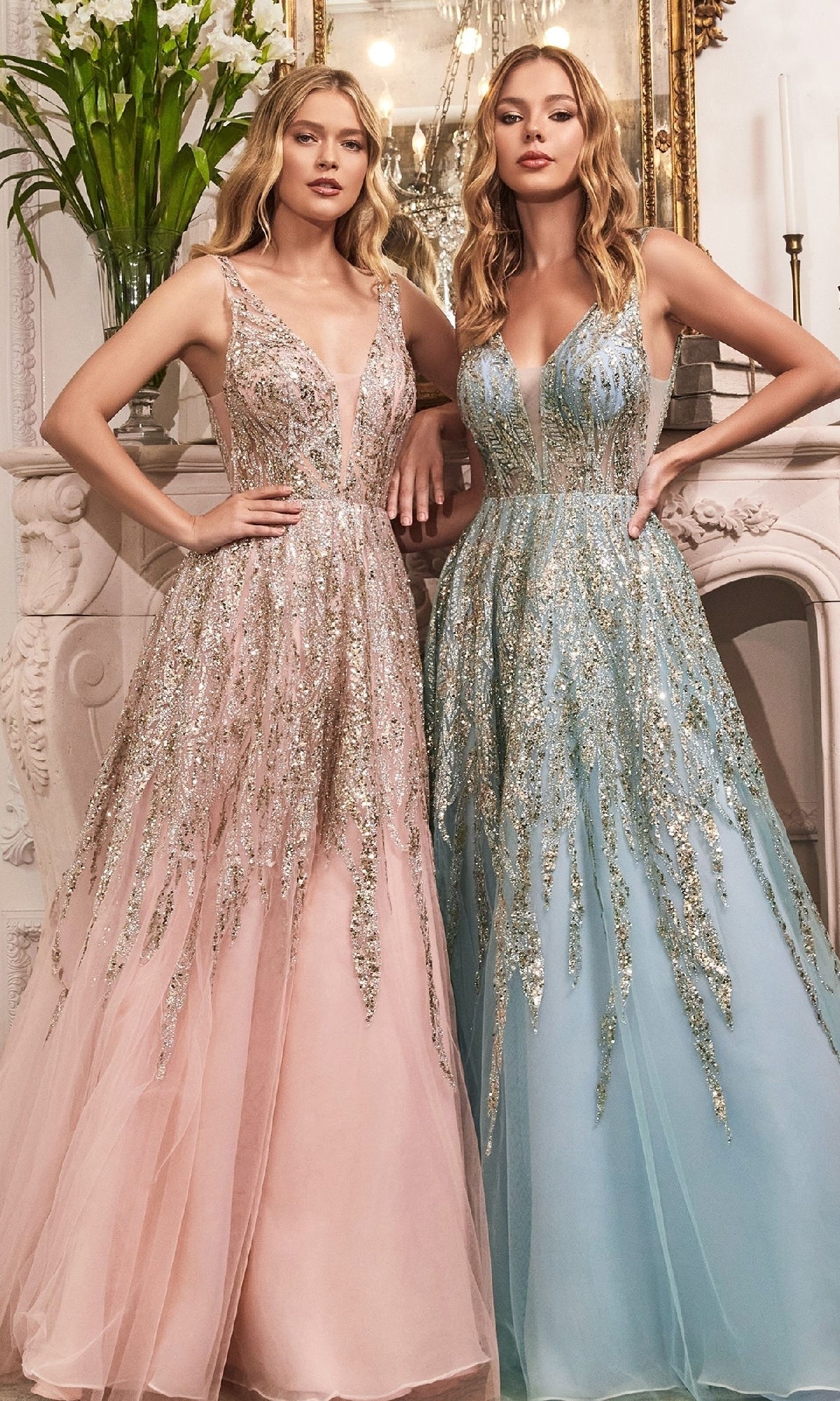 Blush Ladivine Long Formal Dress c135