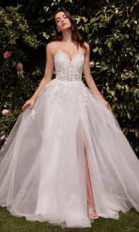 Off White Ladivine Long Formal Dress c148w - Image