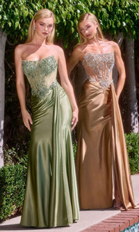 Sage Ladivine Long Formal Dress C169 - Image