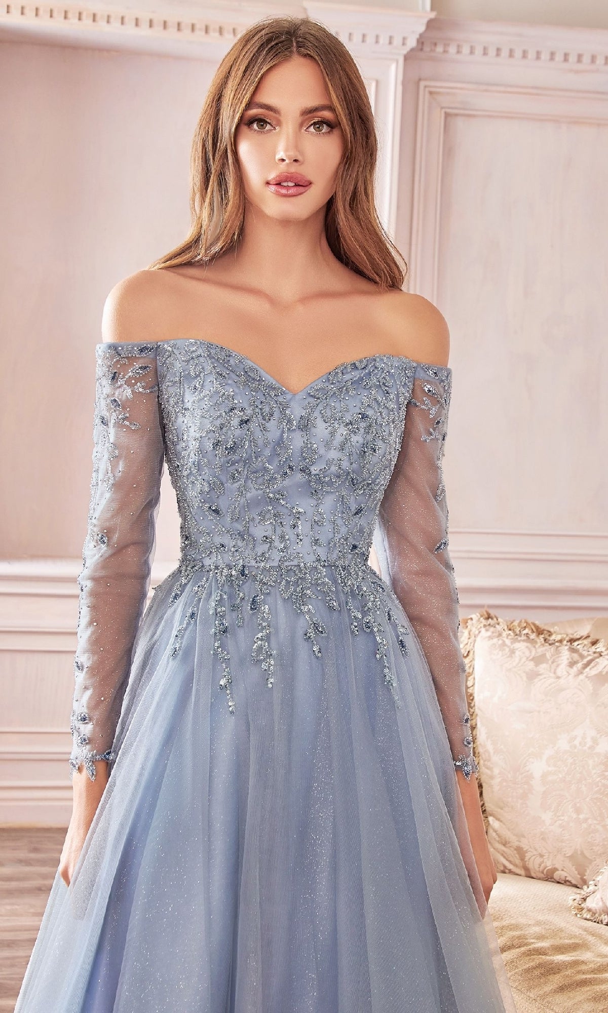 Ladivine Long Formal Dress cd0172
