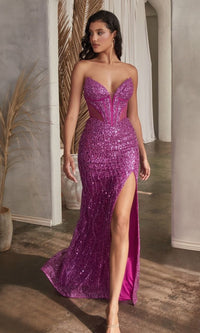 Amethyst Formal Long Dress Cd0227 by Ladivine