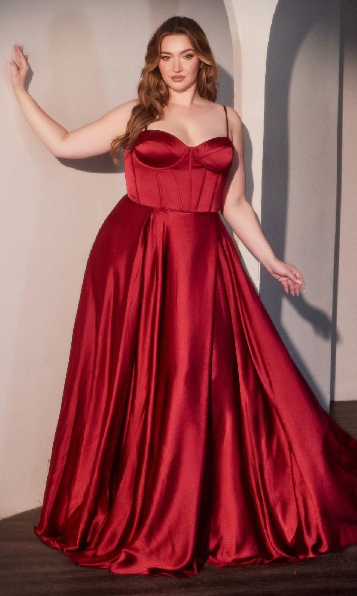 Red Ladivine Long Formal Dress cd337c
