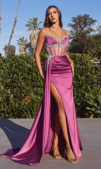 Amethyst Formal Long Dress Cd343 by Ladivine