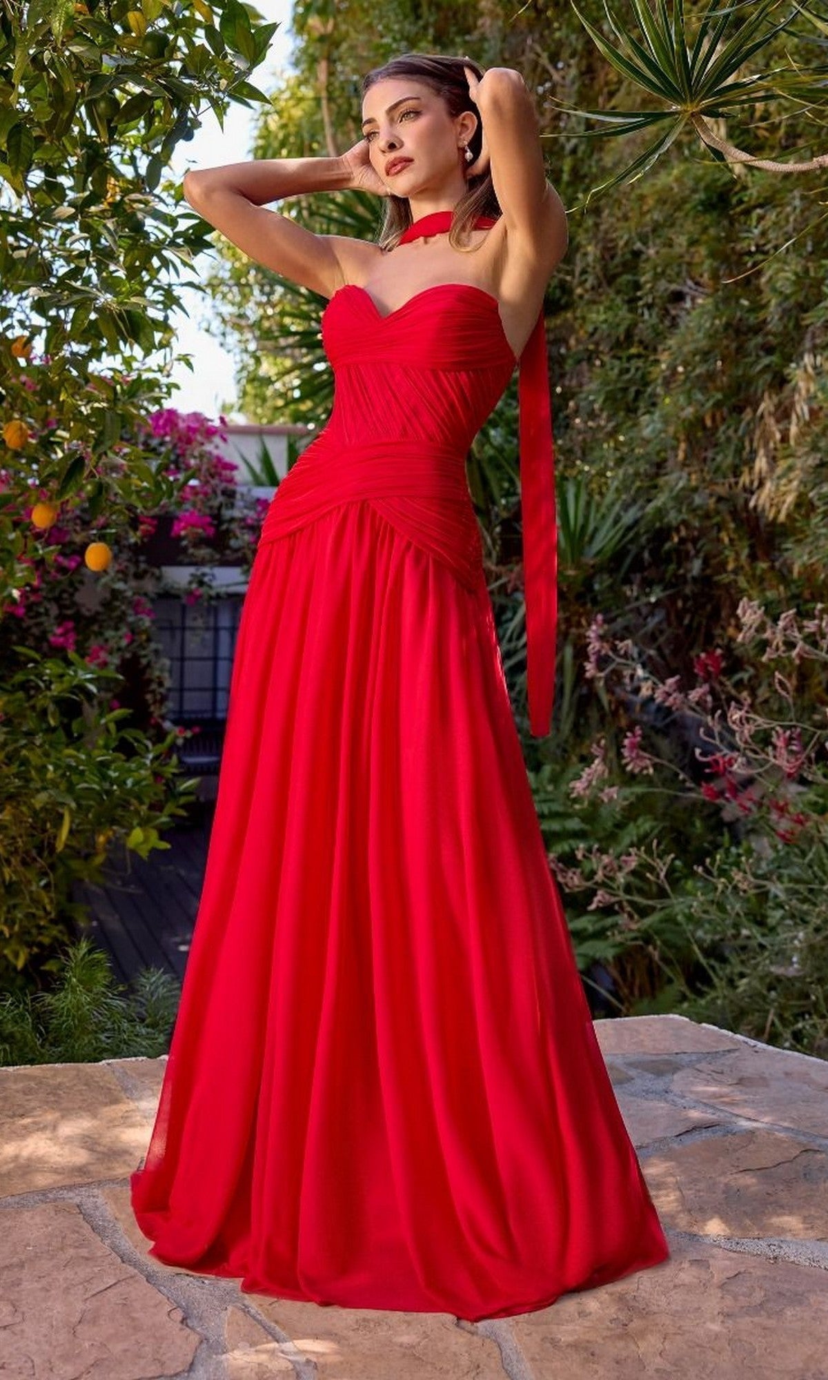 Ladivine Long Formal Dress CD395 - Image