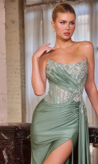 Ladivine Long Formal Dress CD689 - Image