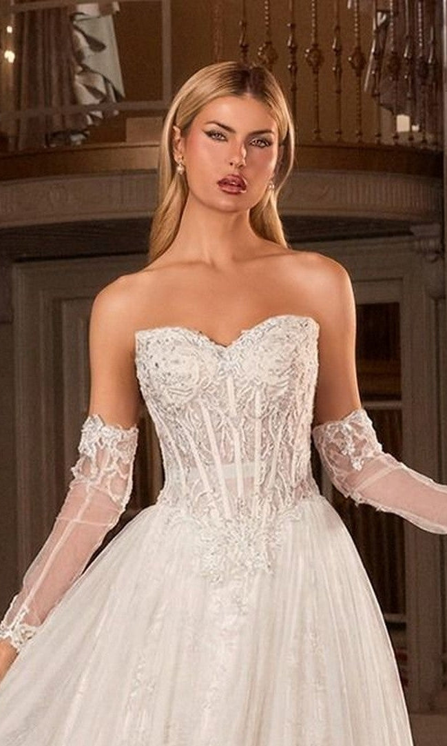 knee length dresses for ladies Princess Lace Vintage White Long Dress main image 1