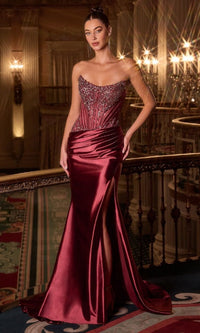 Ladivine Long Formal Dress cd725 - Image