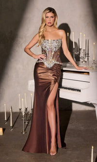 Ladivine Long Formal Dress CD733 - Image