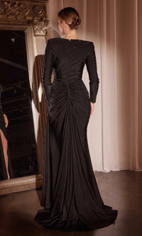 Black Ladivine Long Formal Dress CD788