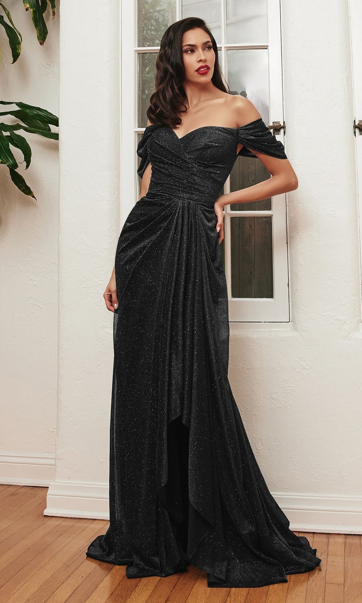 Black Ladivine Long Formal Dress cd878