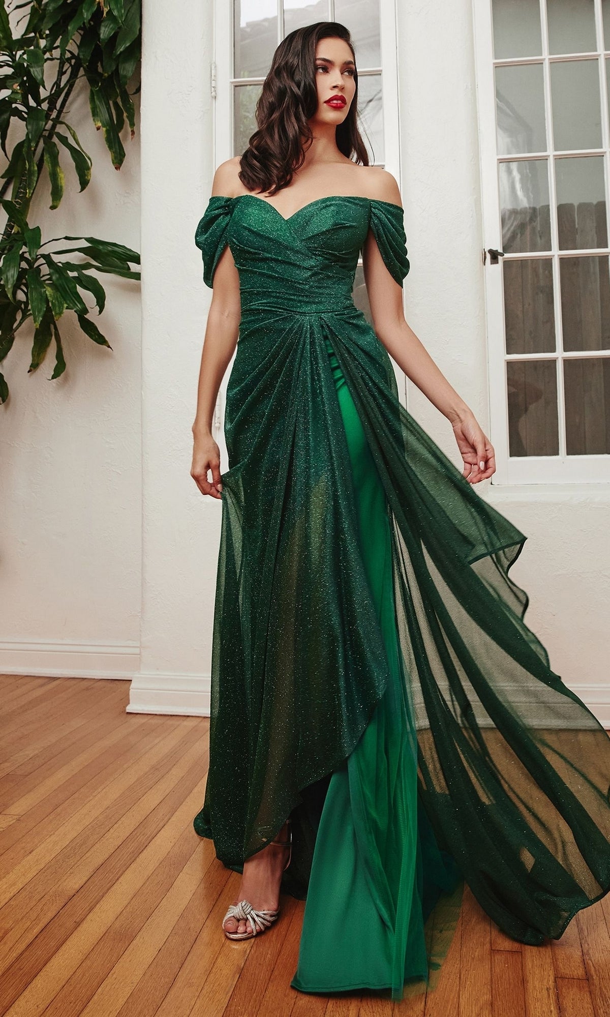 Emerald Ladivine Long Formal Dress cd878
