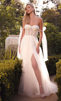 Off White Ladivine Long Formal Dress cd964w