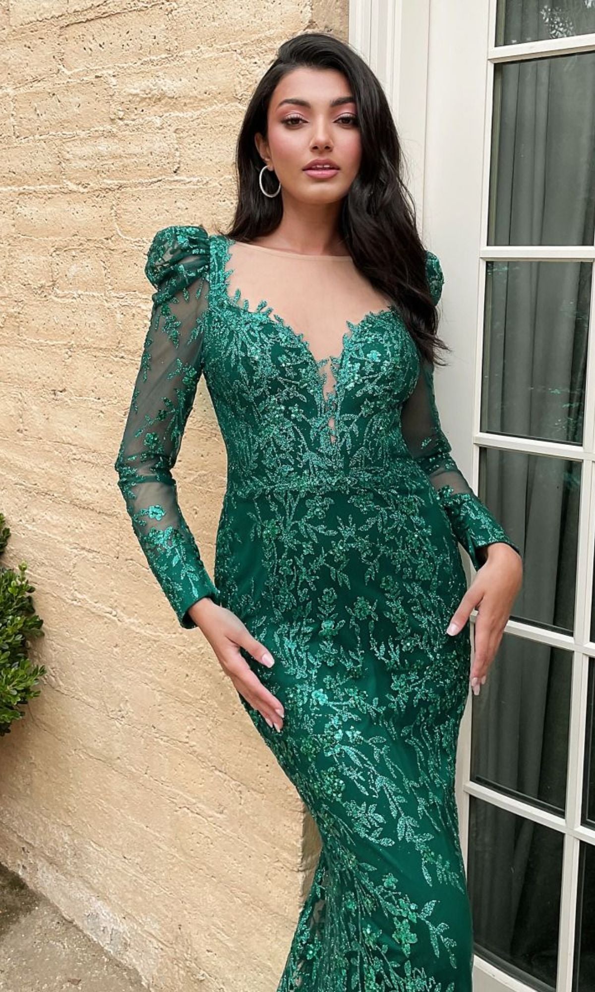 LaDivine CD989 Prom Dress - Dark Mauve | NewYorkDress LaDivine CD989 Prom Dress - Dark Mauve | NewYorkDress