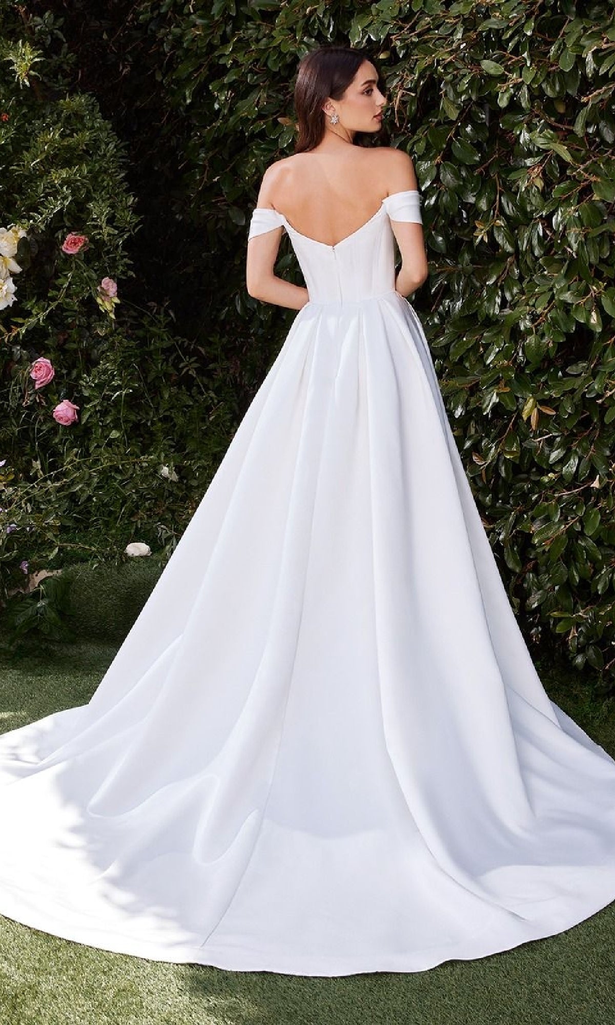 Ladivine Long Formal Dress cds513w - Image