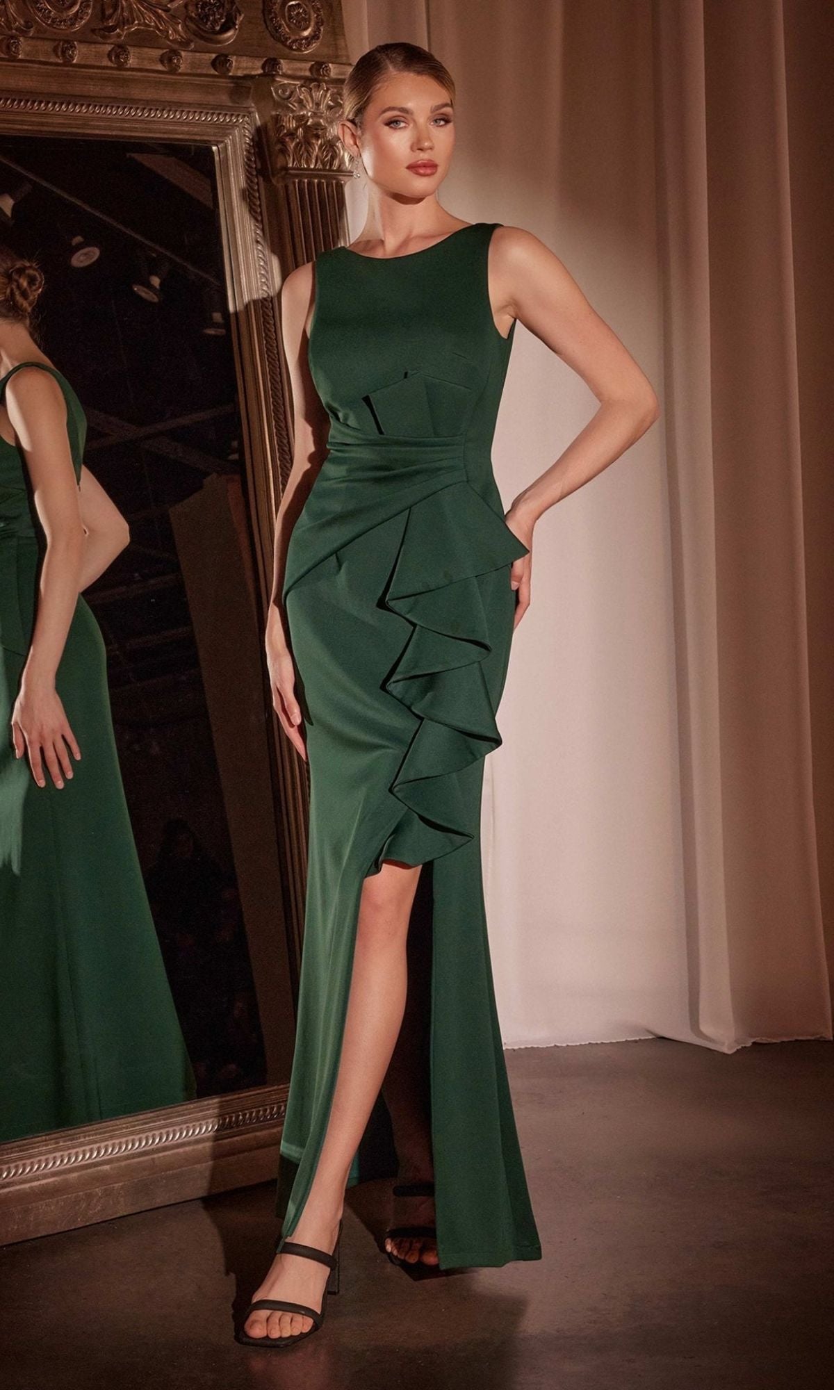 Emerald Ladivine Long Formal Dress CH377