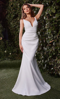 Off White Ladivine Long Formal Dress ch378w