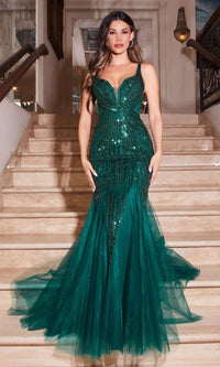 Emerald Formal Long Dress Cr874 by Ladivine