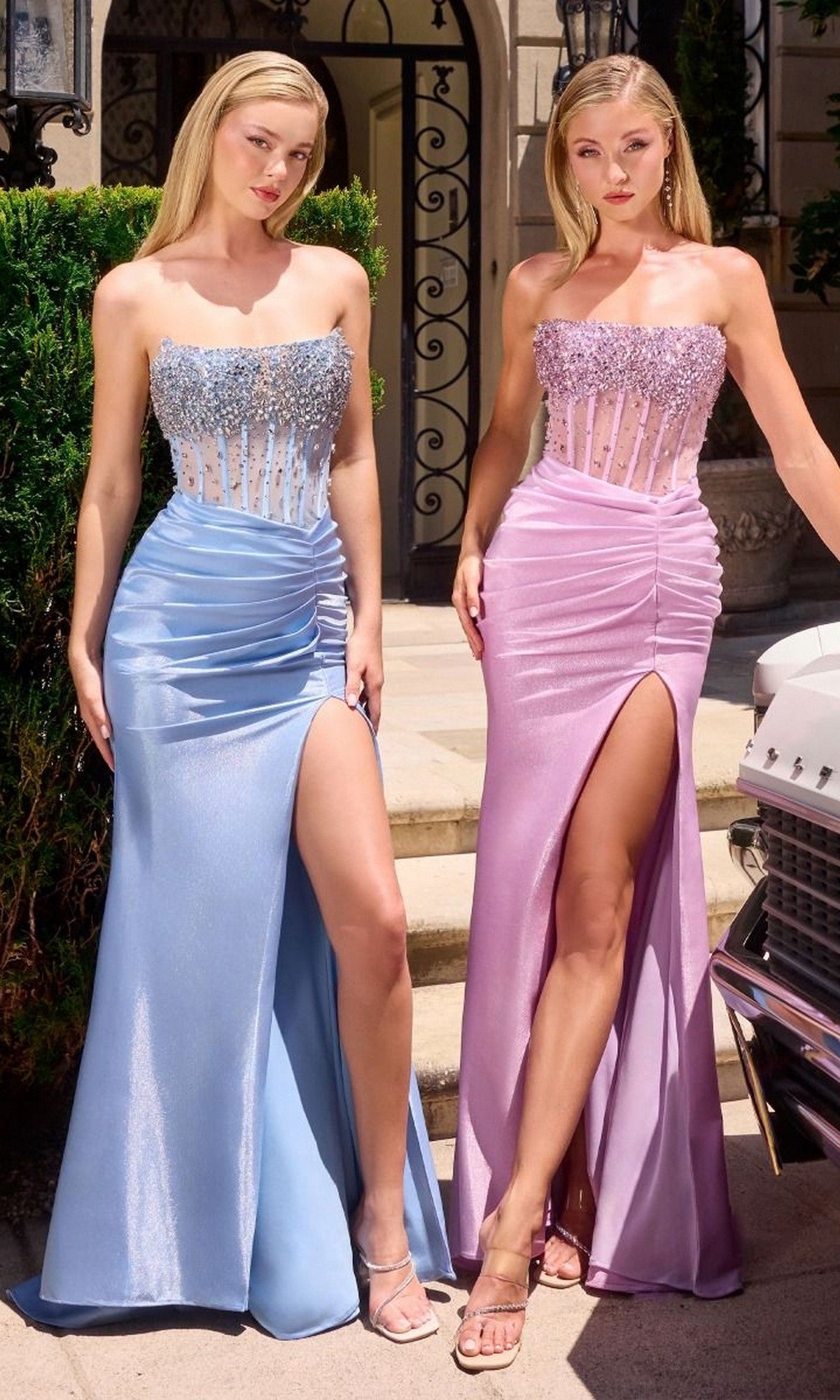 Ladivine Long Formal Dress Cw301 - Image
