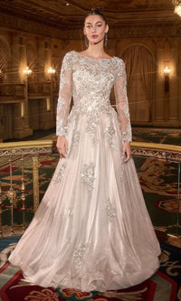 Off White Ladivine Long Formal Dress j883w