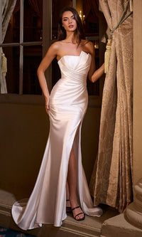 Off White Ladivine Long Formal Dress kv1118w - Image