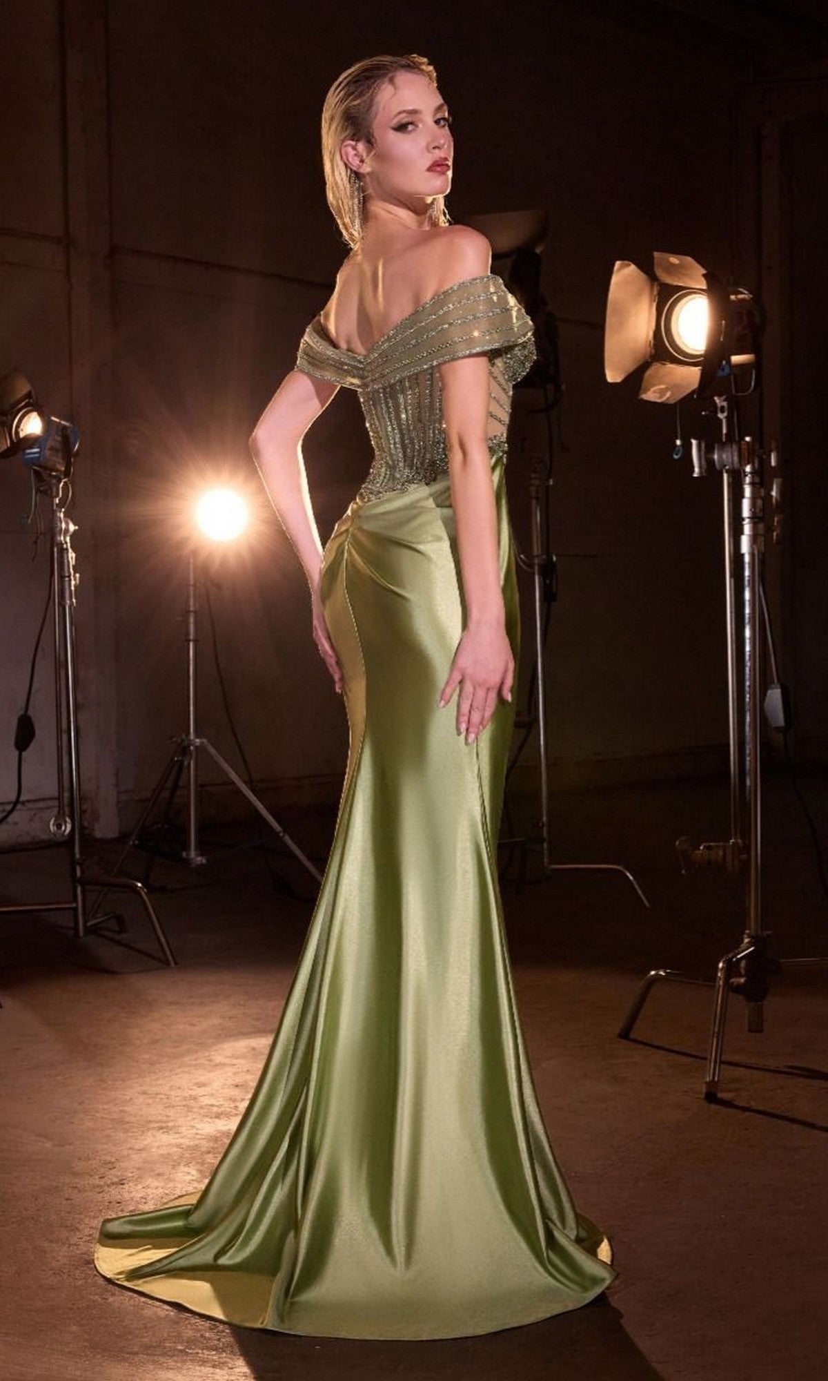 Ladivine Long Formal Dress KV1140 - Image