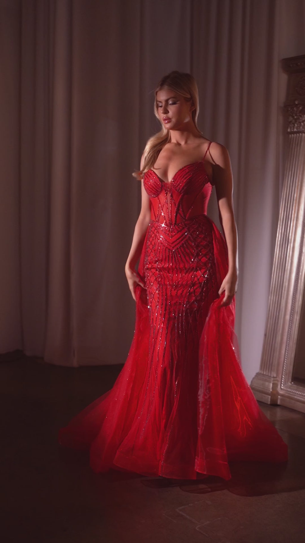 Ladivine Long Formal Dress CD863