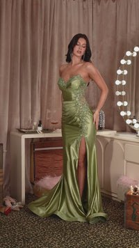 Ladivine Long Formal Dress Ca119 - Image
