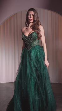 Ladivine Long Formal Dress CC415 - Image