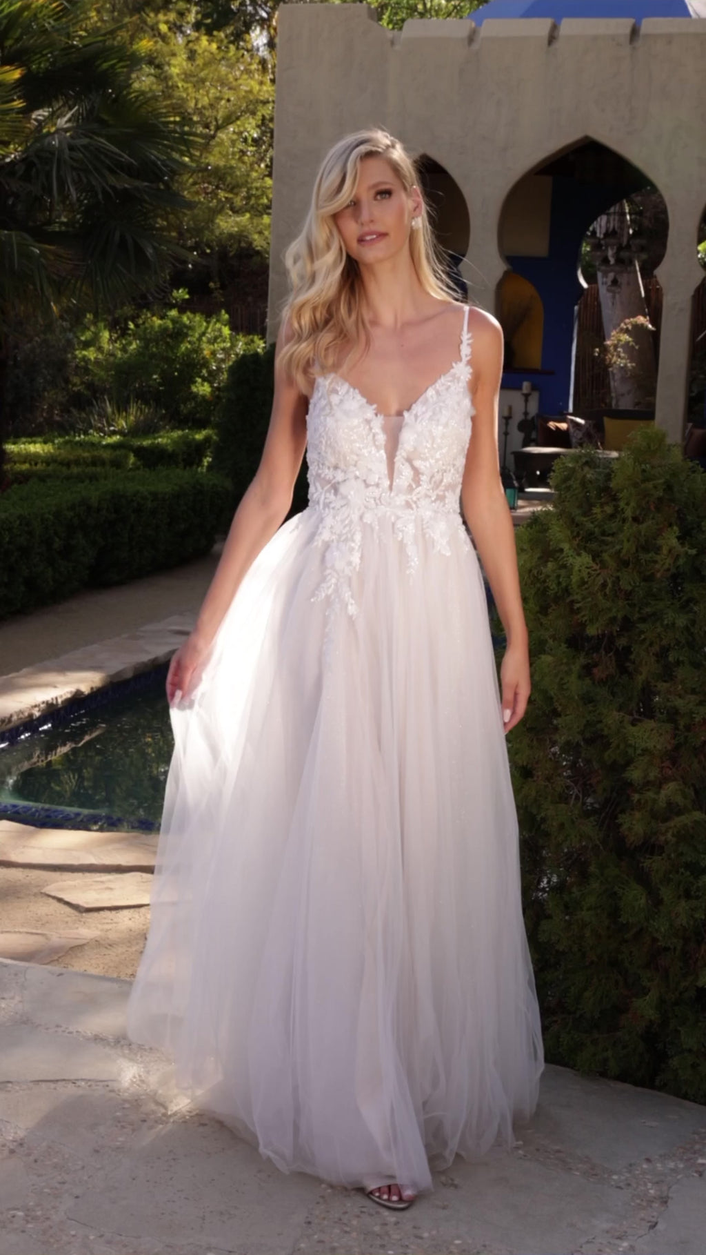 Long Formal Dress CB072W by Ladivine