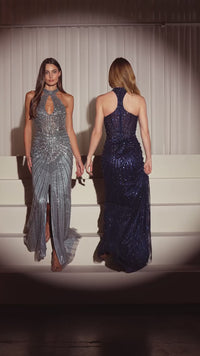 Ladivine Long Formal Dress CC404 - Image