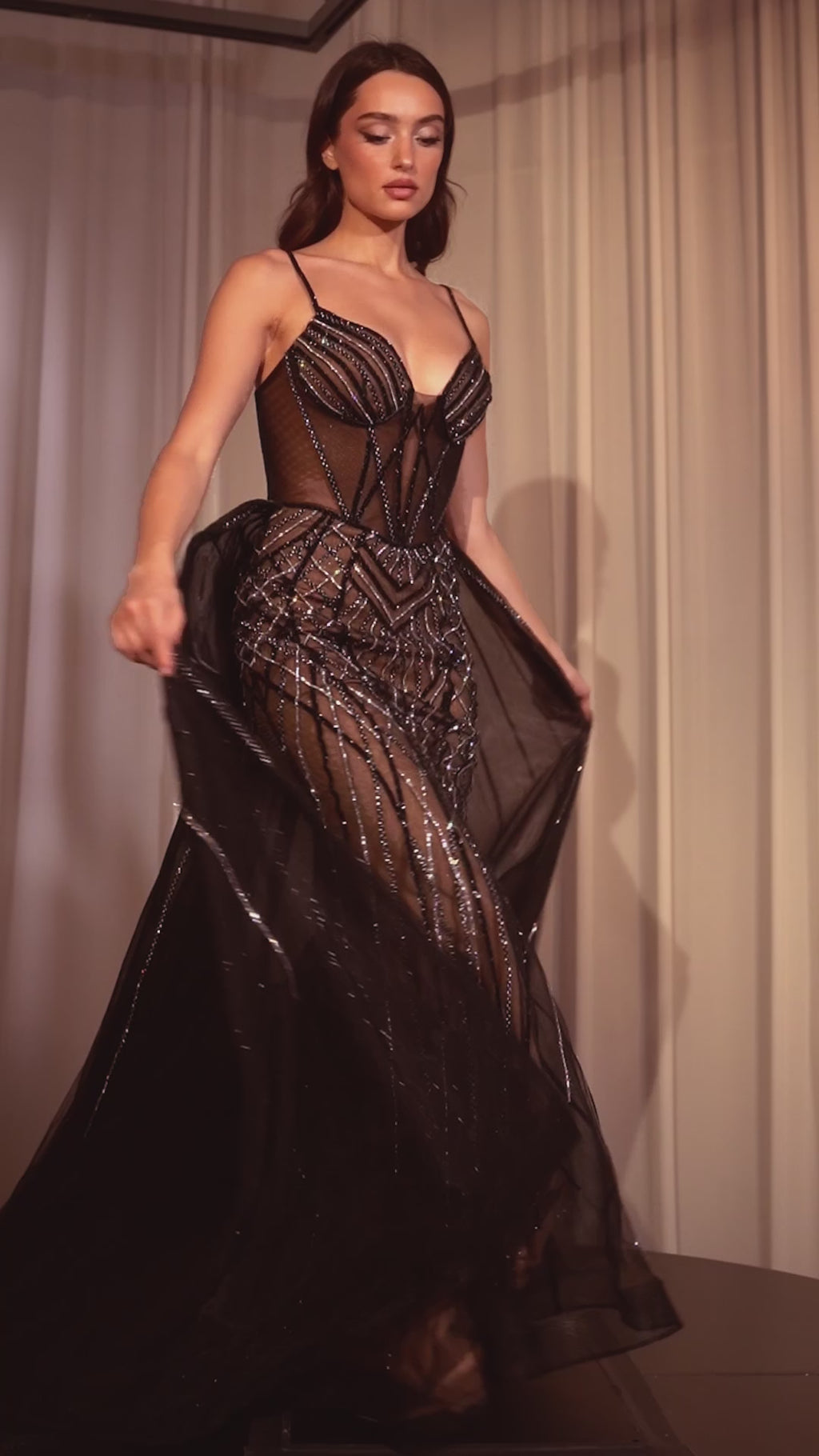 Ladivine Long Formal Dress CD863