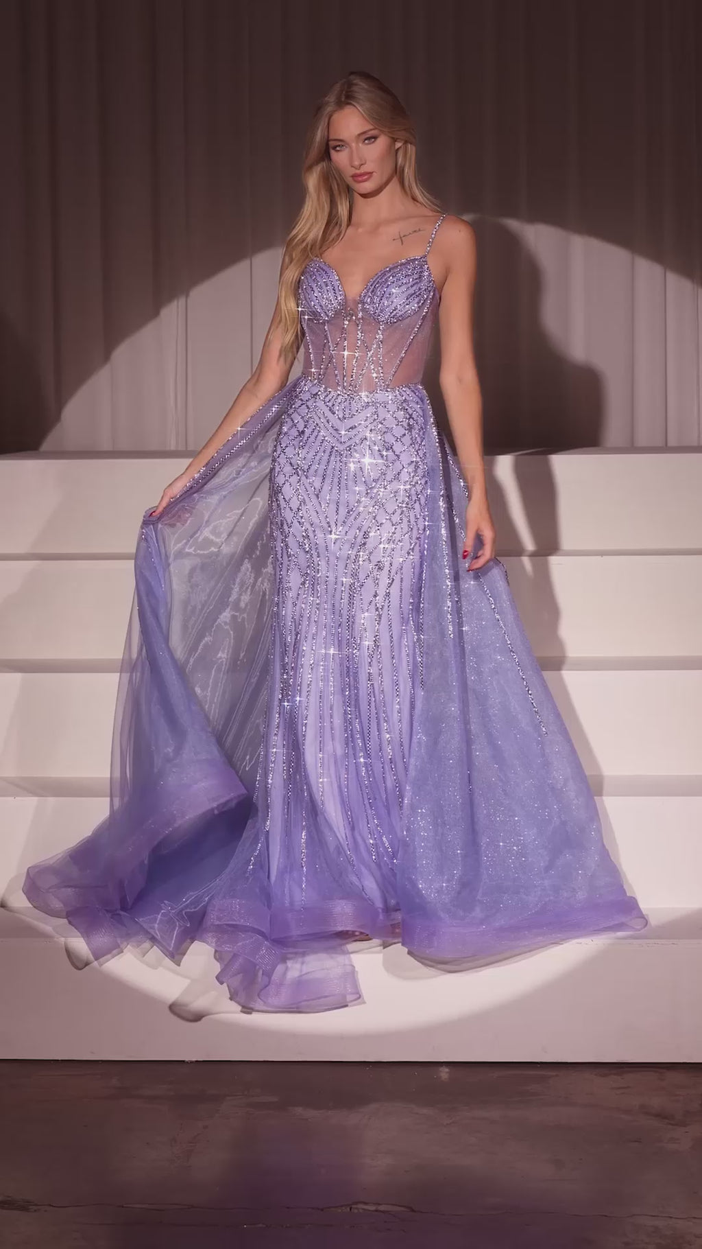 Ladivine Long Formal Dress CD863