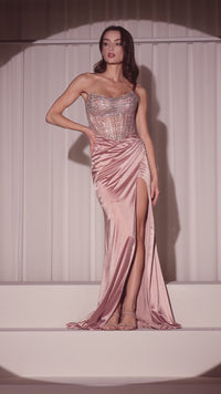 Ladivine Long Formal Dress C161 - Image