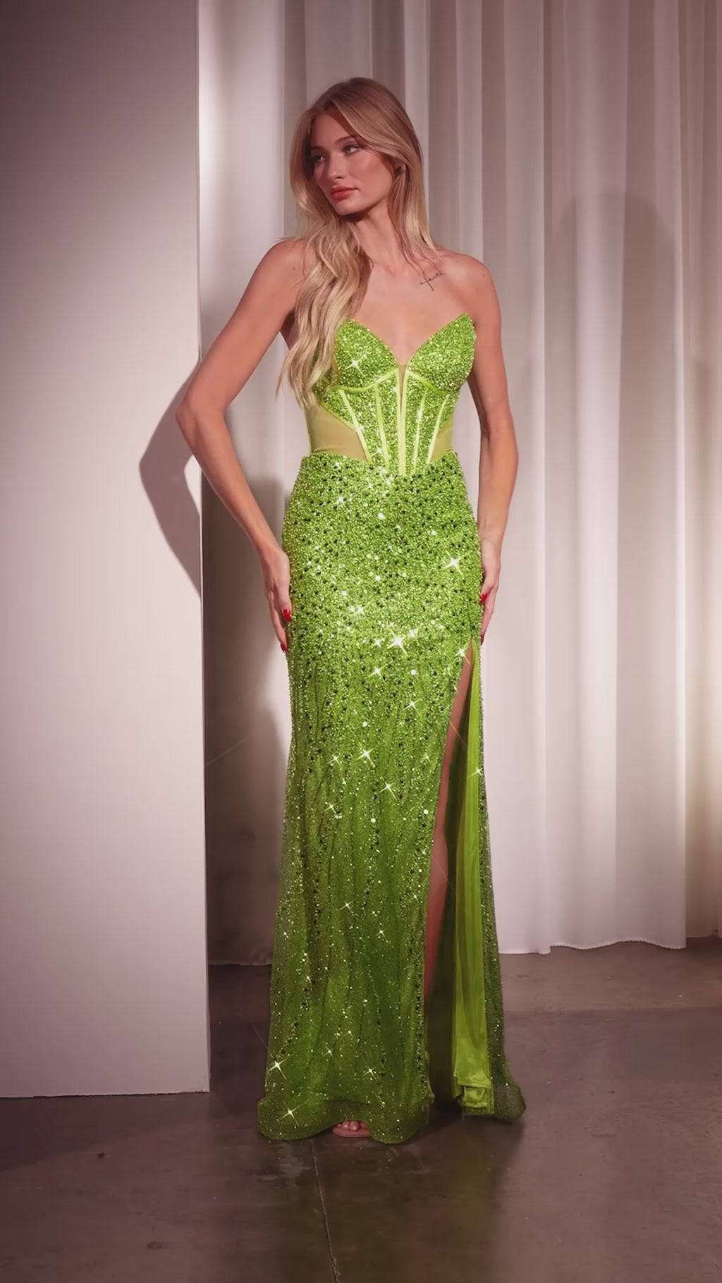 Formal Long Dress Cd0227 by Ladivine