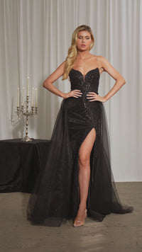 Ladivine Long Formal Dress CC492 - Image