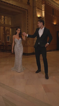 Ladivine Long Formal Dress CC416 - Image