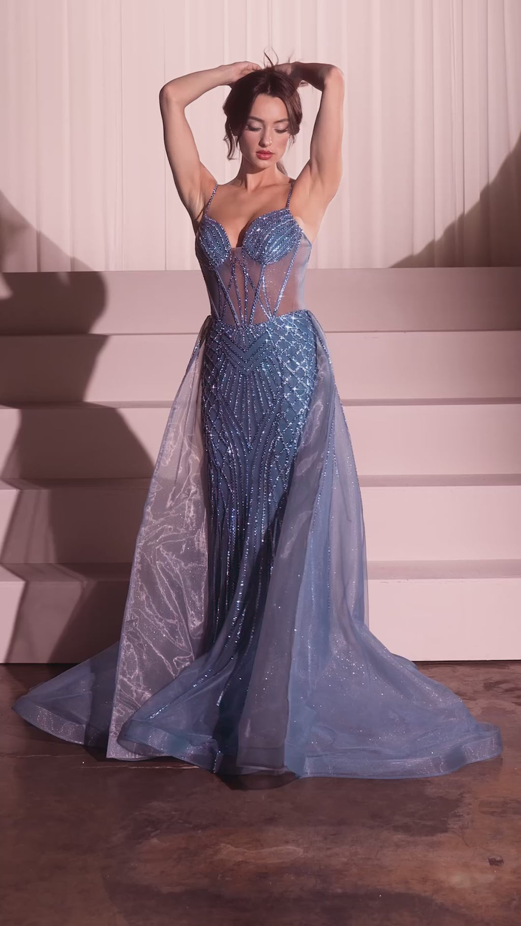 Ladivine Long Formal Dress CD863