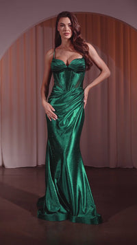Ladivine Long Formal Dress CC2397 - Image