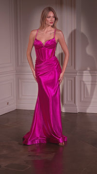 Ladivine Long Formal Dress CC2397 - Image