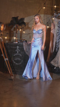 Ladivine Long Formal Dress CC490 - Image