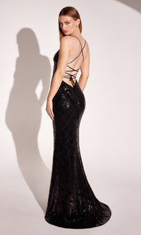 Amoris Long Formal Dress T1001 - Image