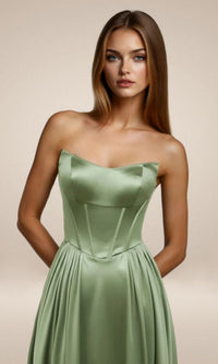 Sage Amoris Long Formal Dress T612 - Image