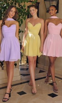 Blush Amoris Short Cocktail Dress T709 - Image