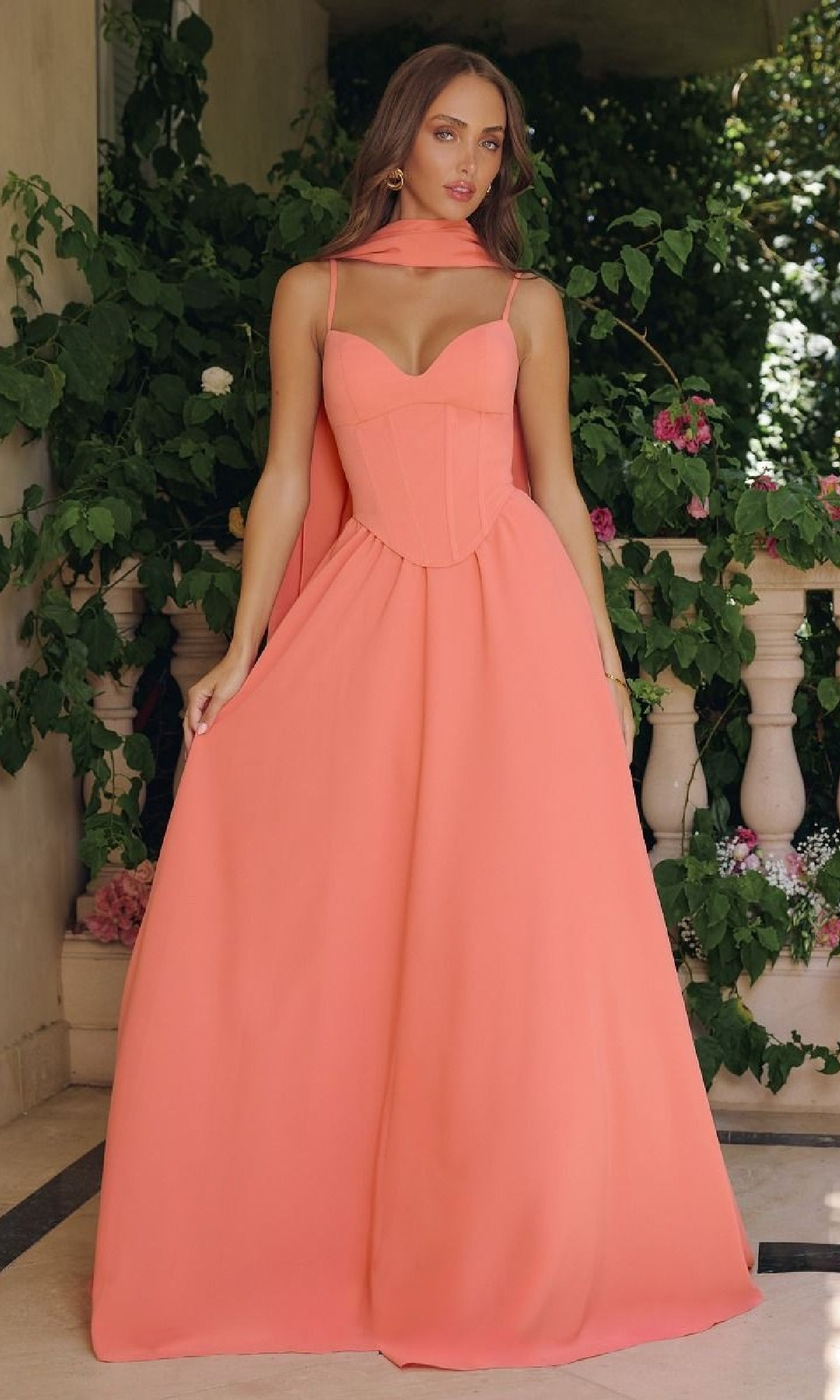 Amoris Long Formal Dress T711 - Image